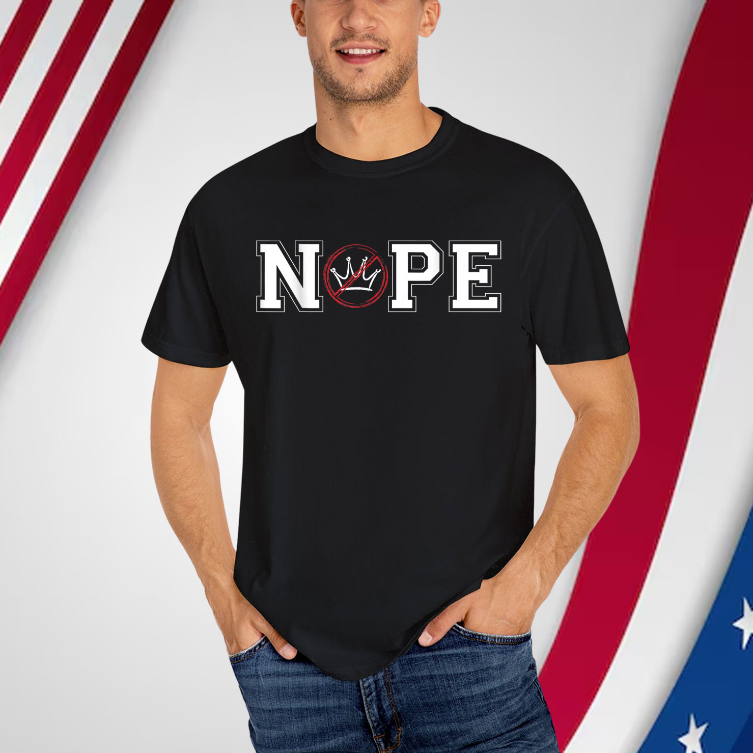 Nope No Kings Feminist Empowerment Political Equality Shirt