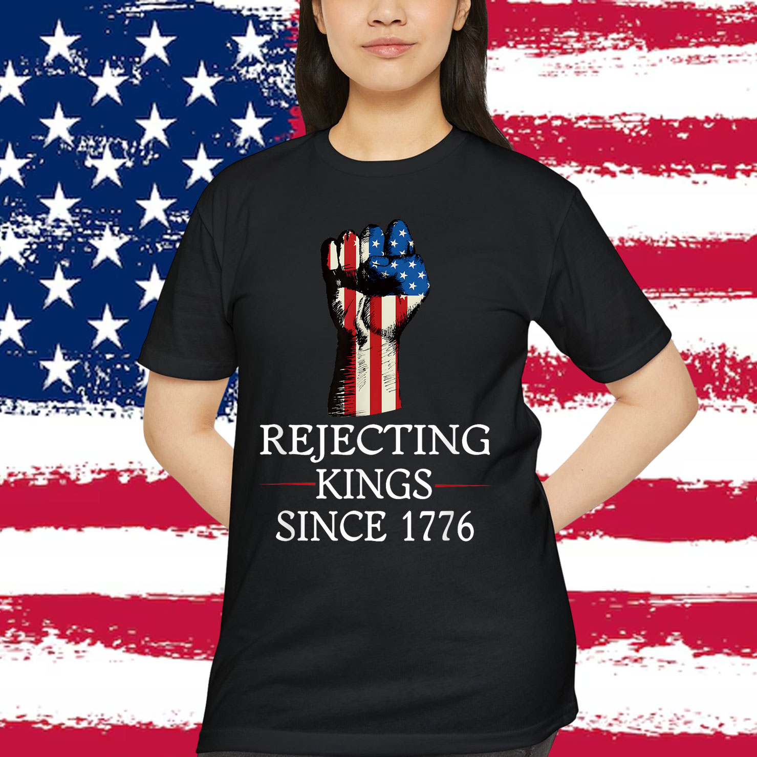 Nope Rejecting Kings Since 1776 T-Shirt