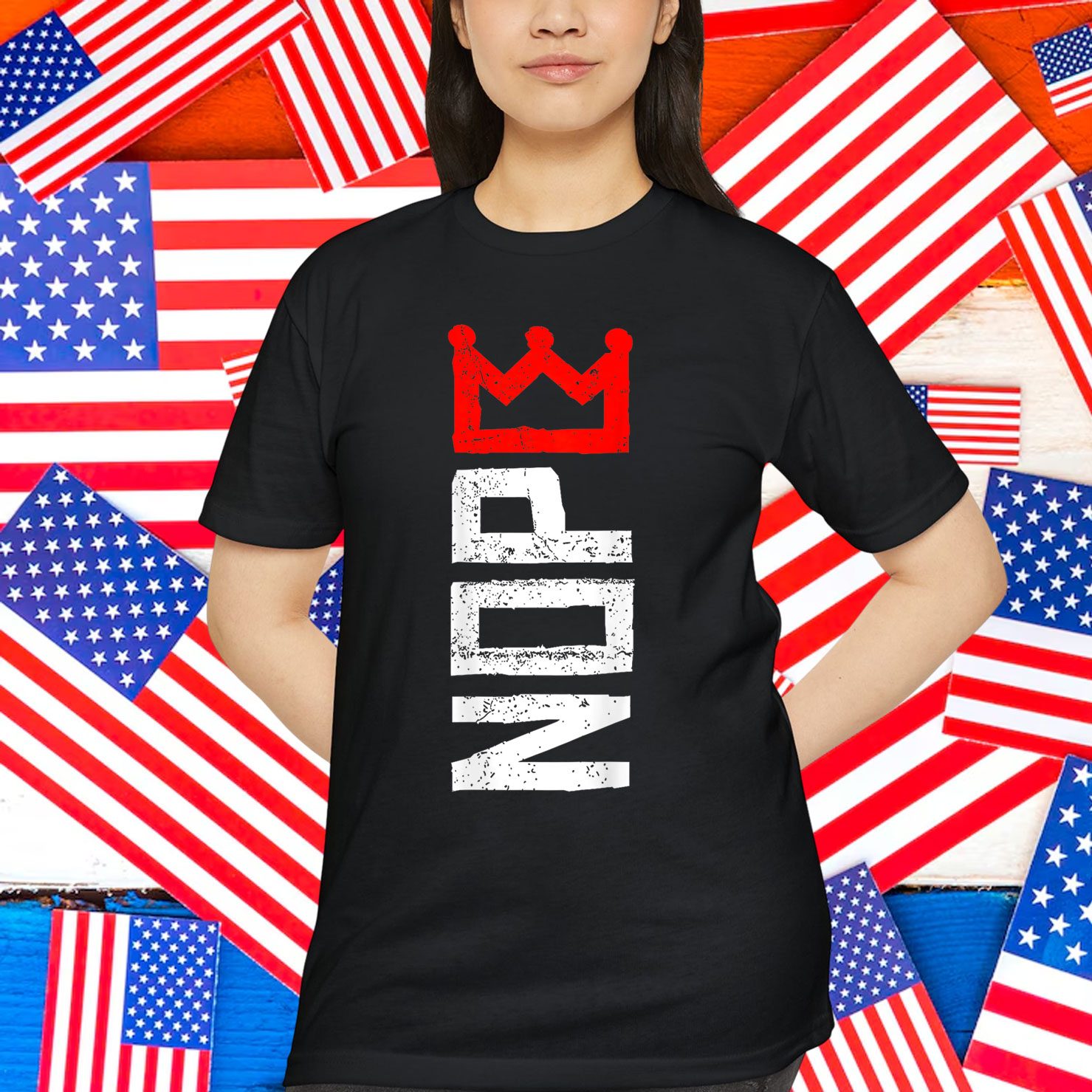 Nope Vintage No Kings In America We The People Shirt