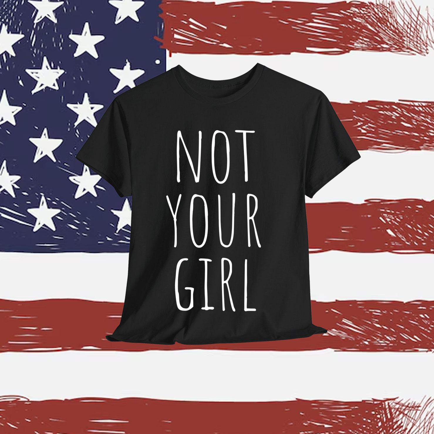 Not Your Girl Girlfriend Wife Relationship Wedding Hands Off Shirt