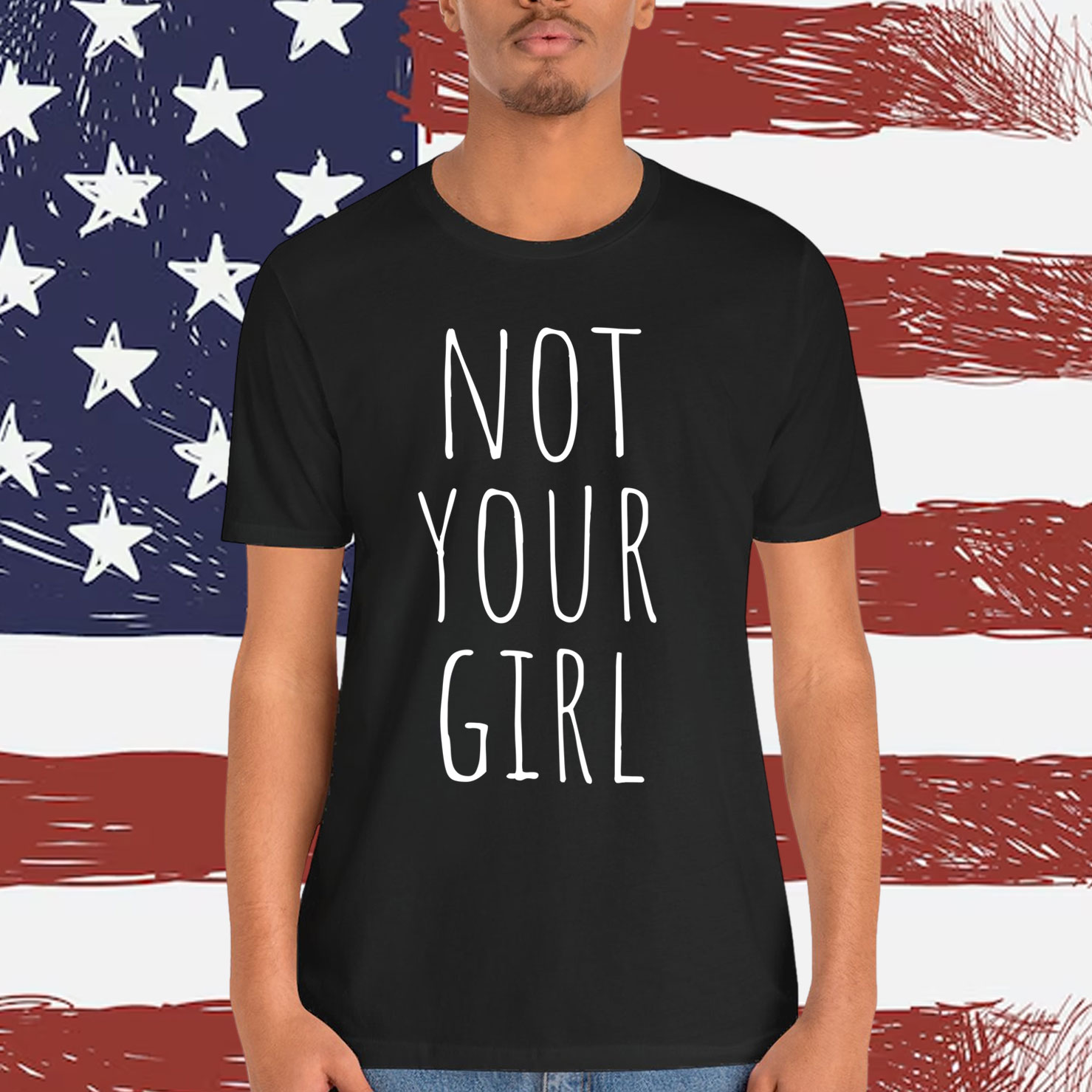 Not Your Girl Girlfriend Wife Relationship Wedding Hands Off Shirt