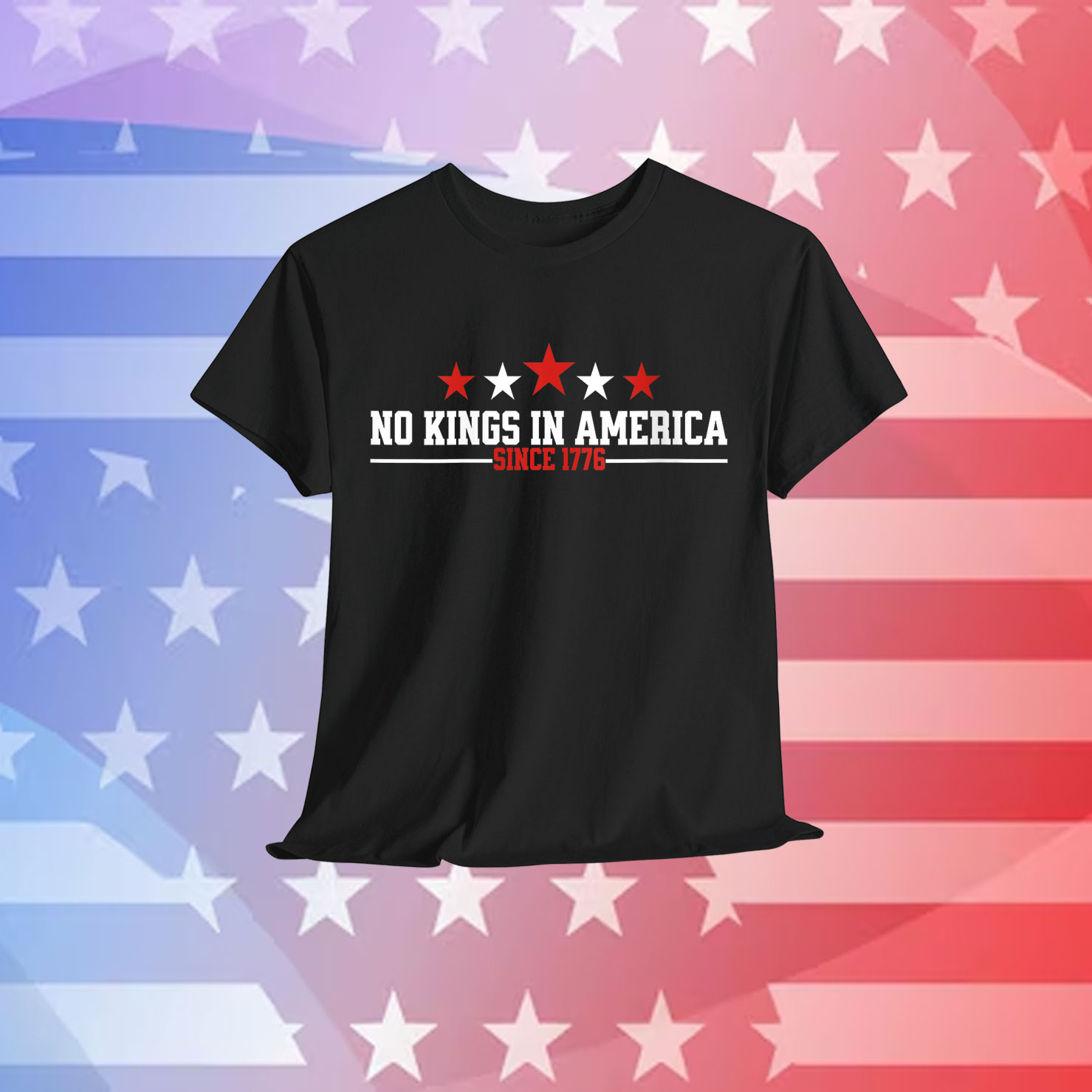 Patriotic Democracy Protest June 14 No Kings In America Shirt