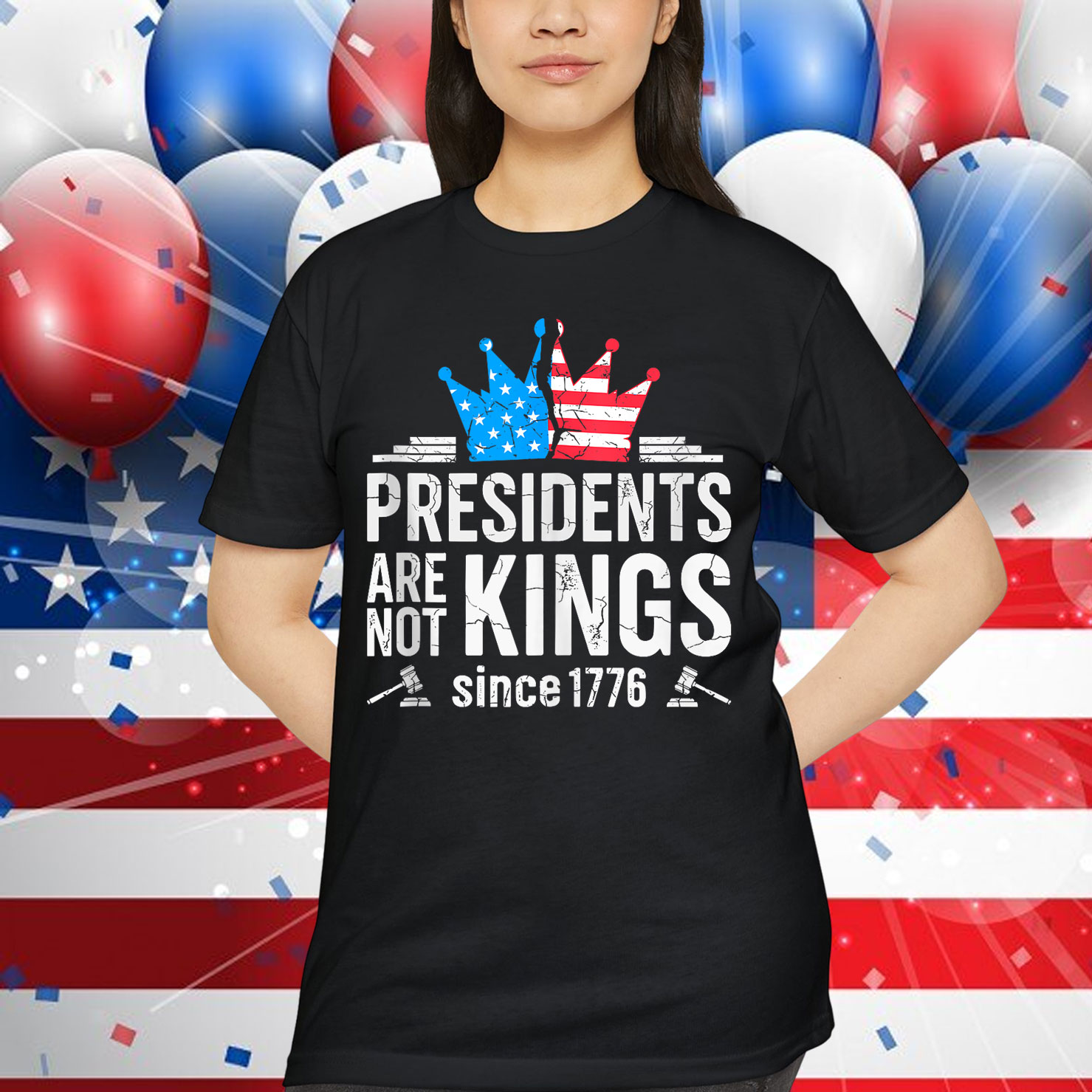 Presidents Are Not Kings Since 1776 No Kings In America Shirt