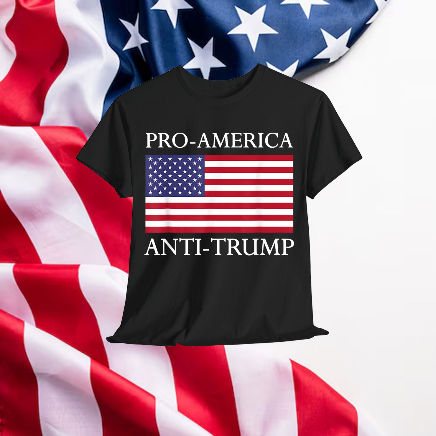 Pro America Anti Trump American USA Shirt