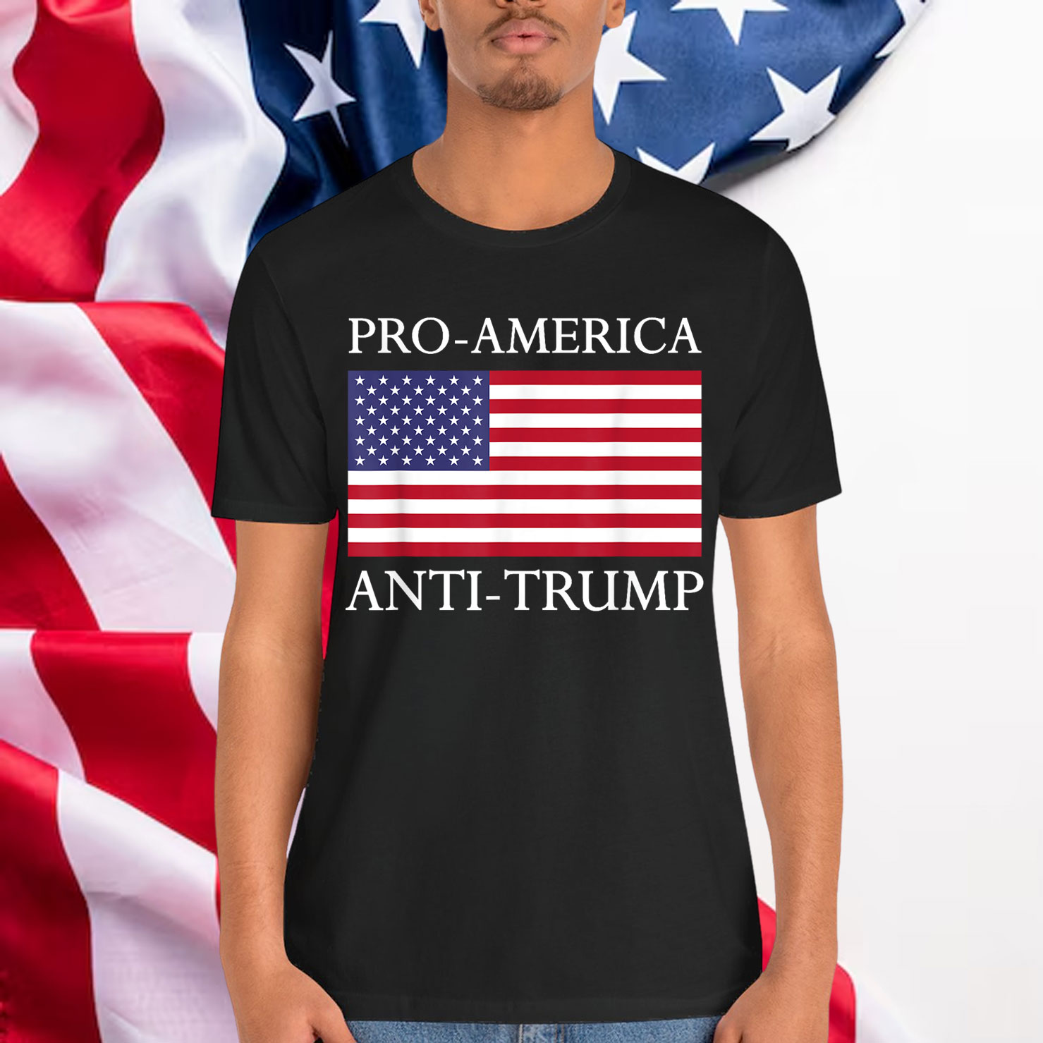 Pro America Anti Trump American USA Shirt