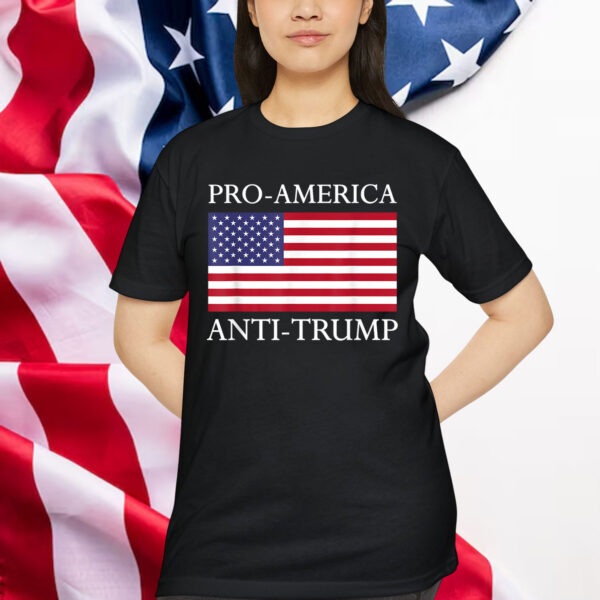 Pro America Anti Trump American USA Shirt