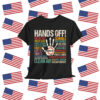 Hands Off Protest Funny Vintage Shirt
