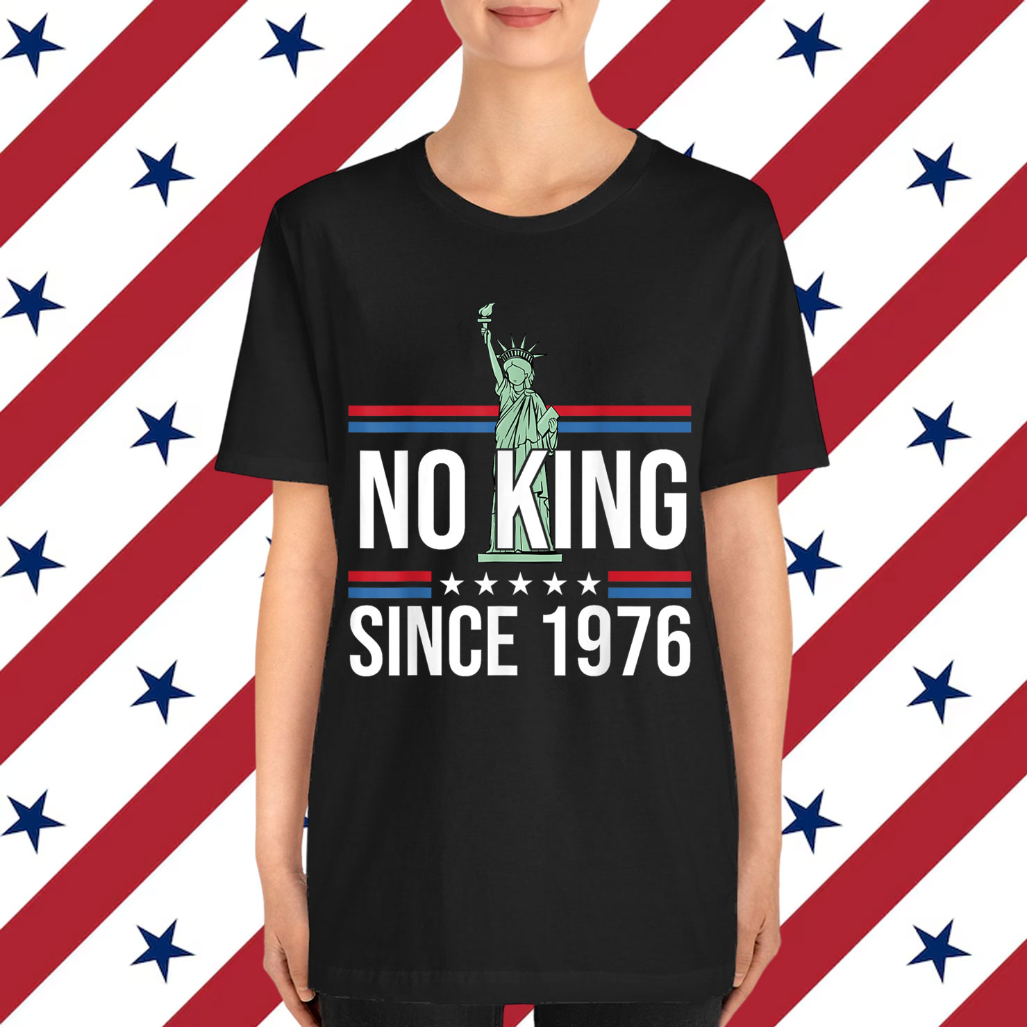 Rejecting No King Since 1776 Shirt