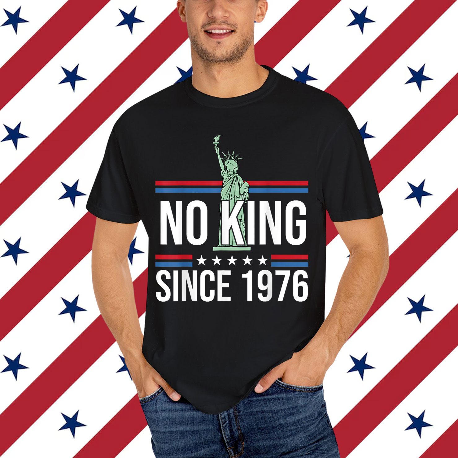 Rejecting No King Since 1776 Shirt