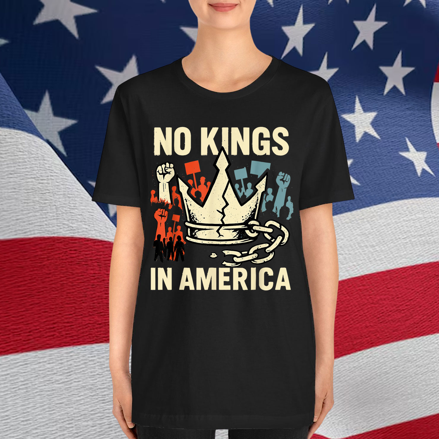 Rejecting Kings Since 1776 4th Of July Protest Shirt