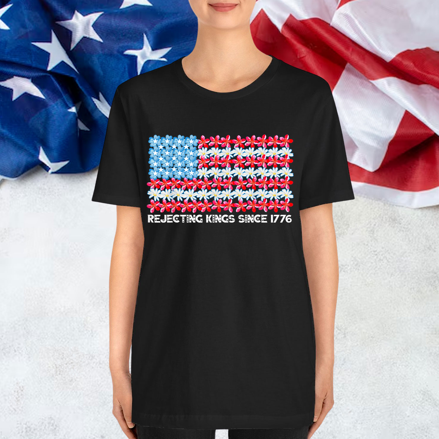 Rejecting Kings 1776 Vintage Flower Shirt