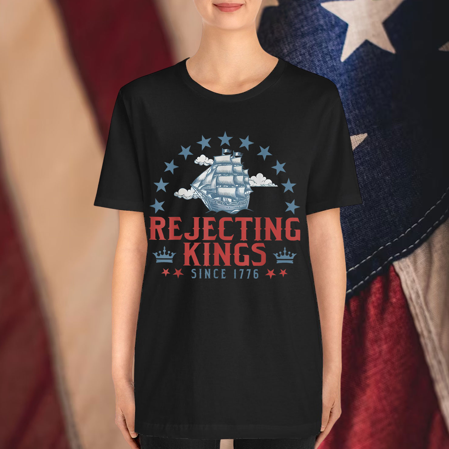 Rejecting Kings Since 1776 Bald Eagle Shirt