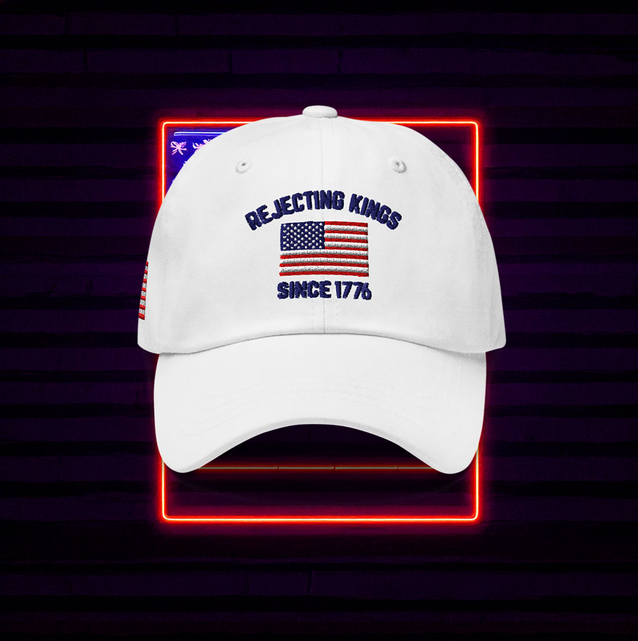 Rejecting Kings Since 1776 Baseball Cap