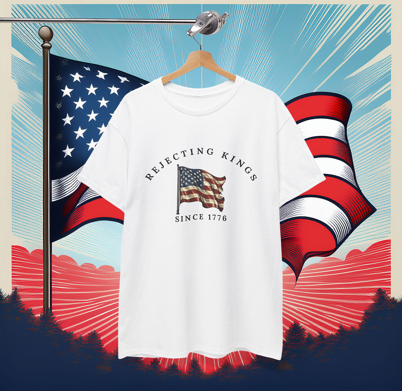 Rejecting Kings Since 1776 Classic Shirt
