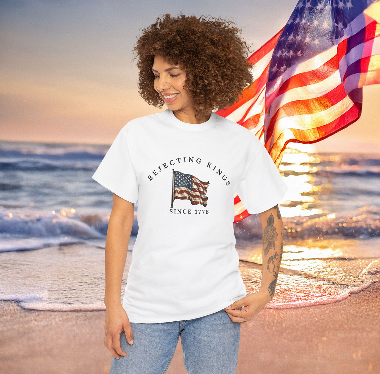 Rejecting Kings Since 1776 Democracy Shirt