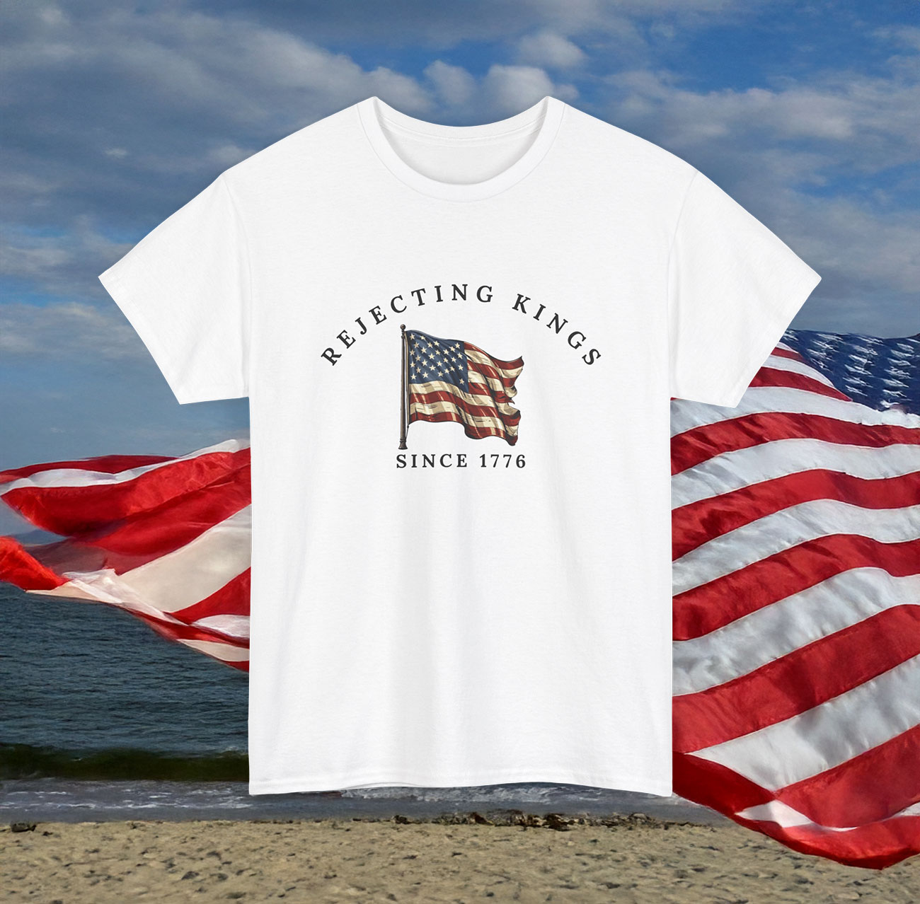 Rejecting Kings Since 1776 Democracy Shirt