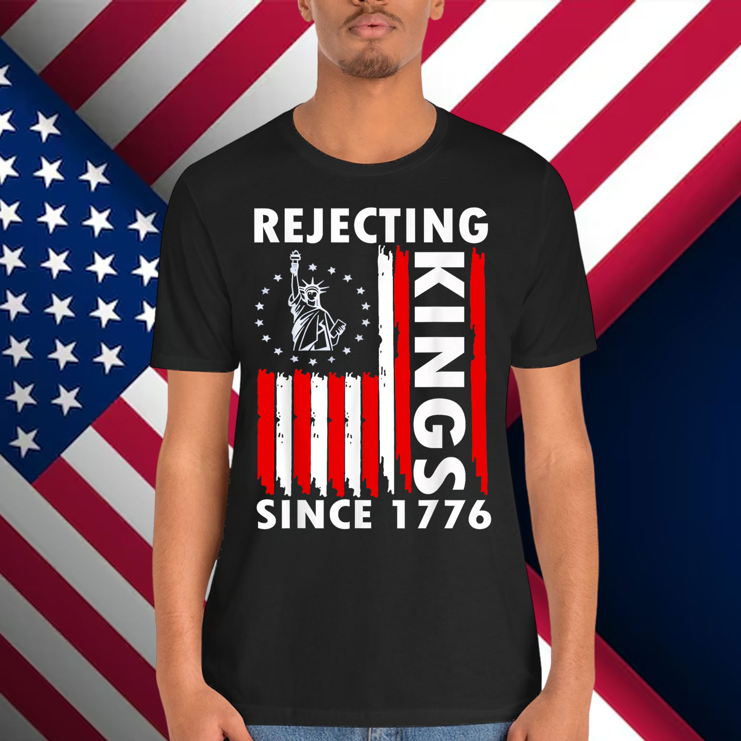 Rejecting Kings Since 1776 Hand Shirt