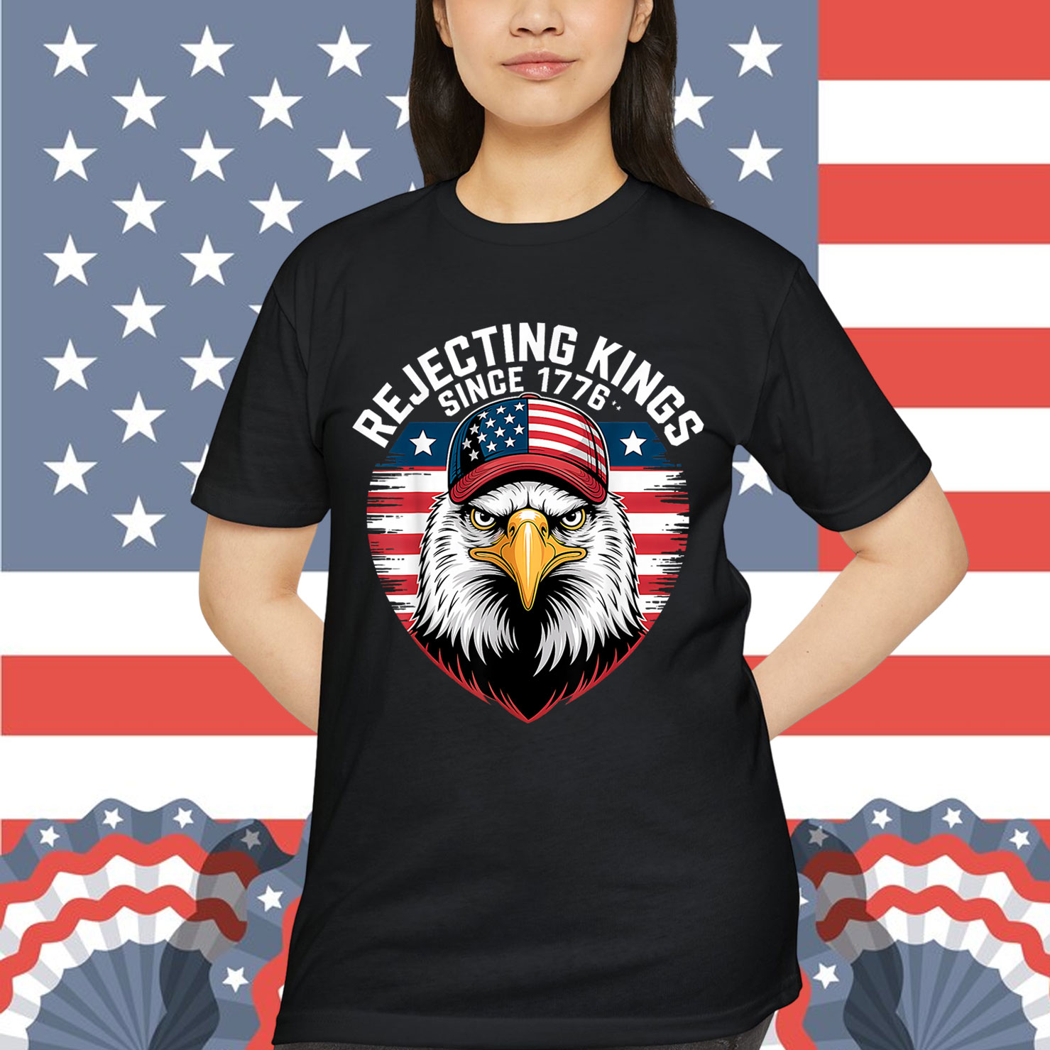 Rejecting Kings Since 1776 Patriotic USA Shirt