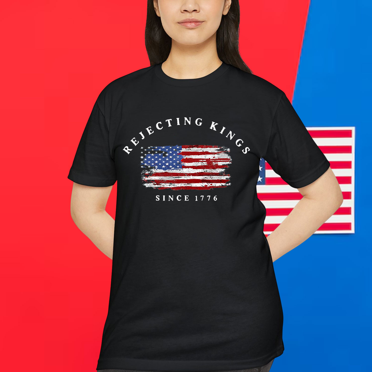 Rejecting Kings Since 1776 Pro Democracy Shirt