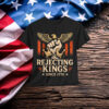 Rejecting Kings Since 1776 Retro Independance Day July Shirt