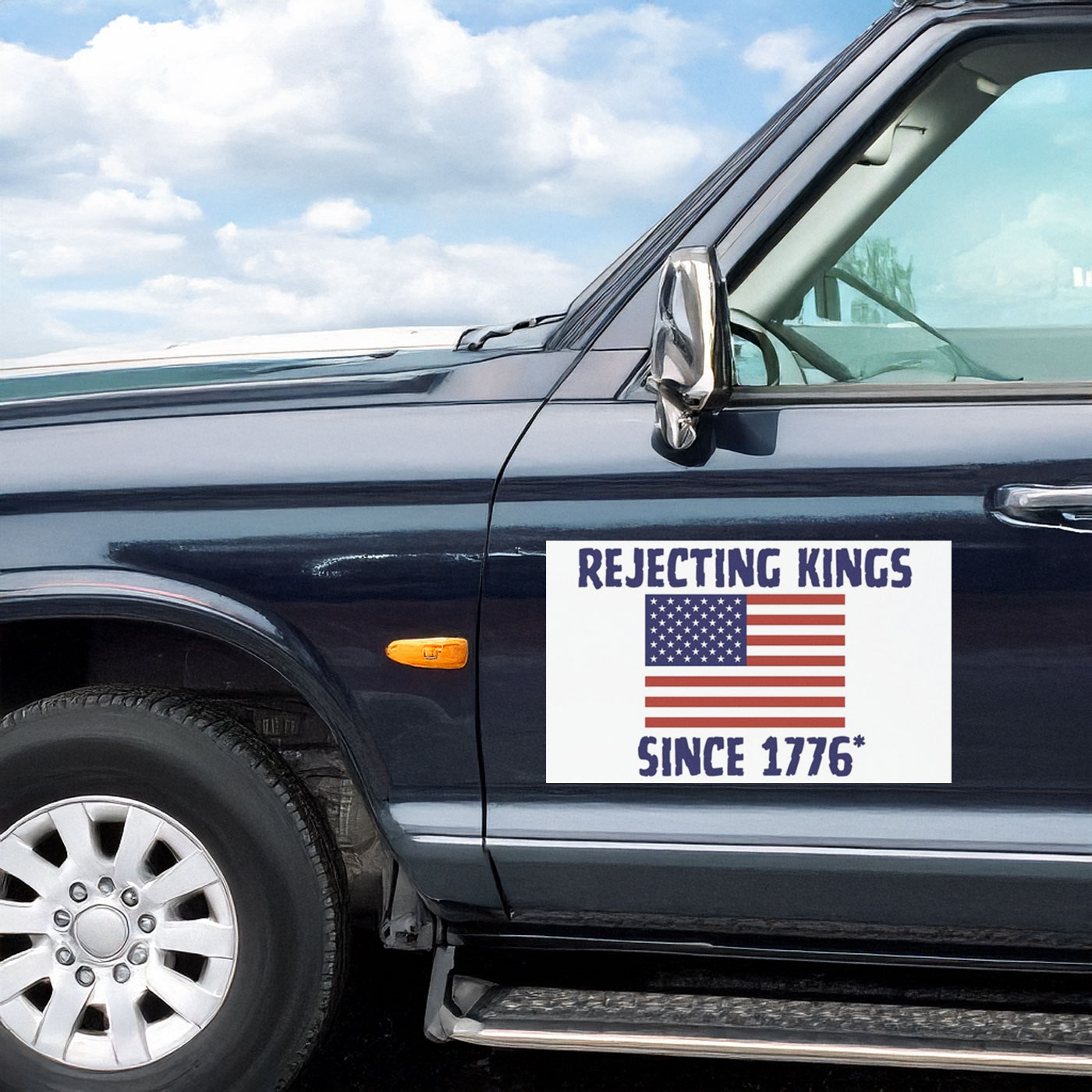 Rejecting Kings Since 1776 Stickers