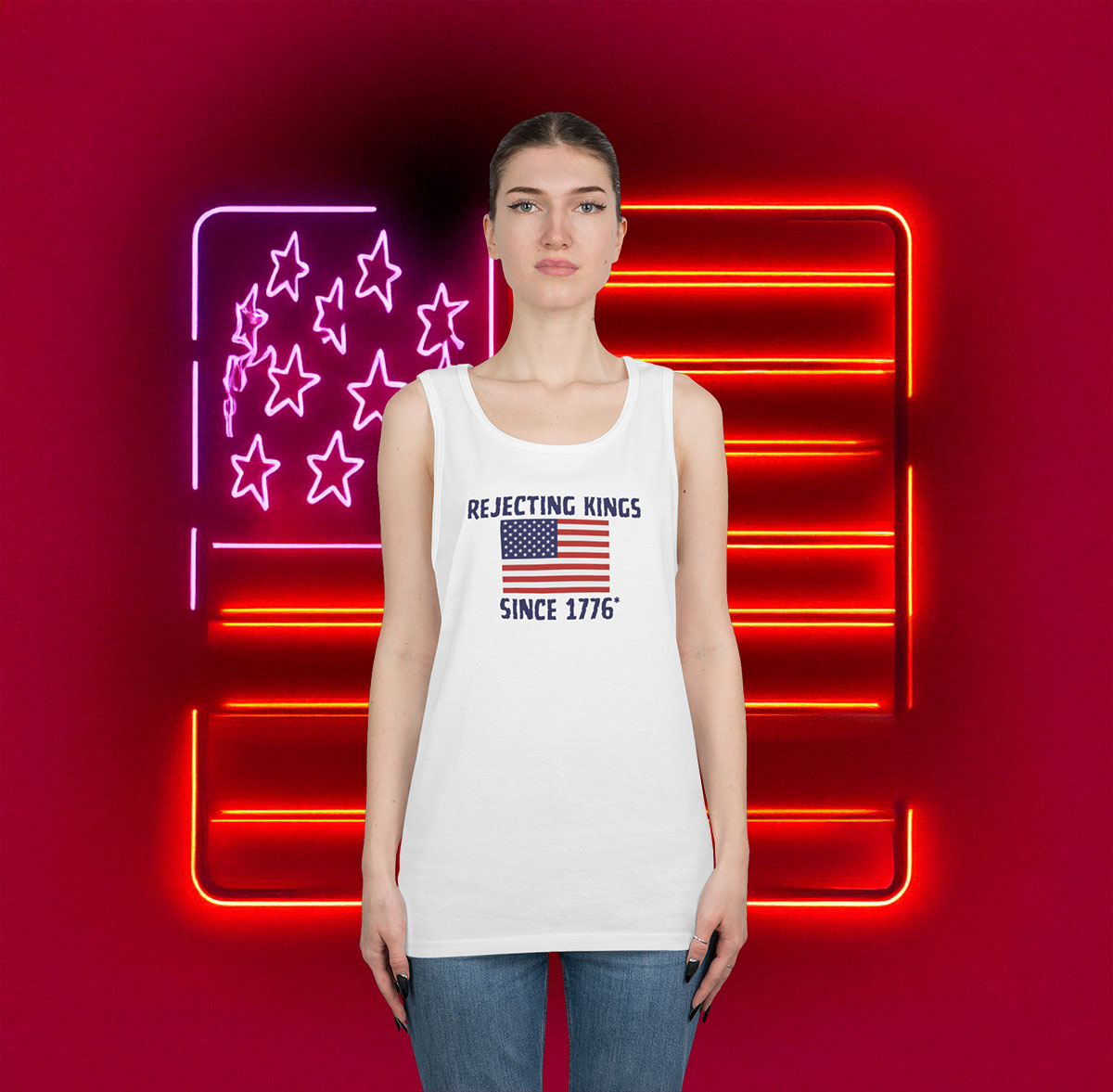 Rejecting Kings Since 1776 Tank Top