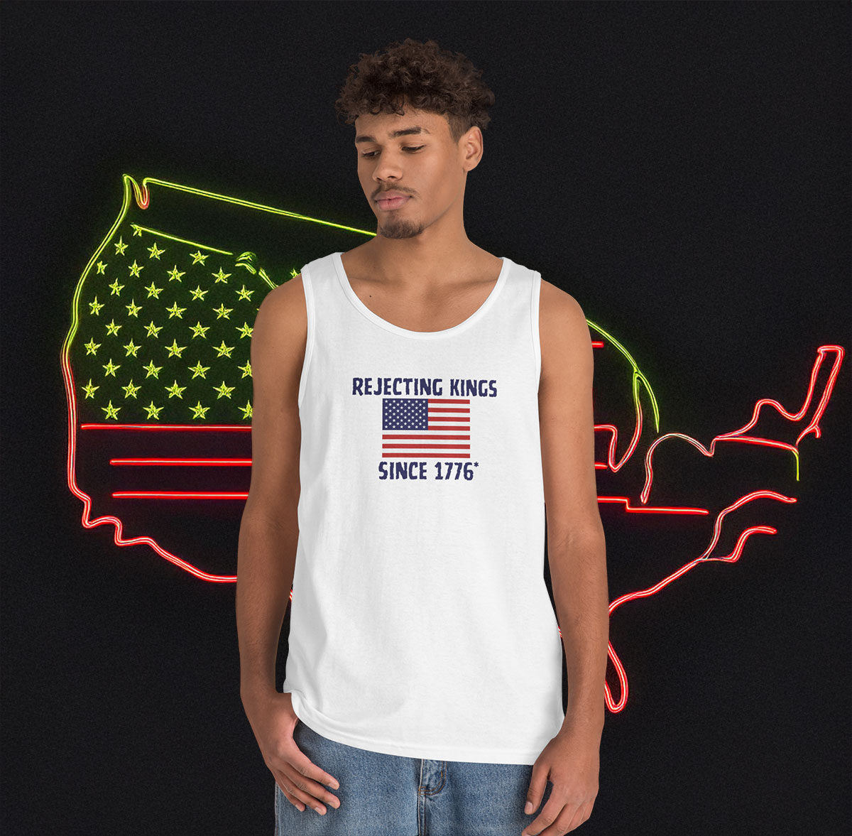 Rejecting Kings Since 1776 Tank Top