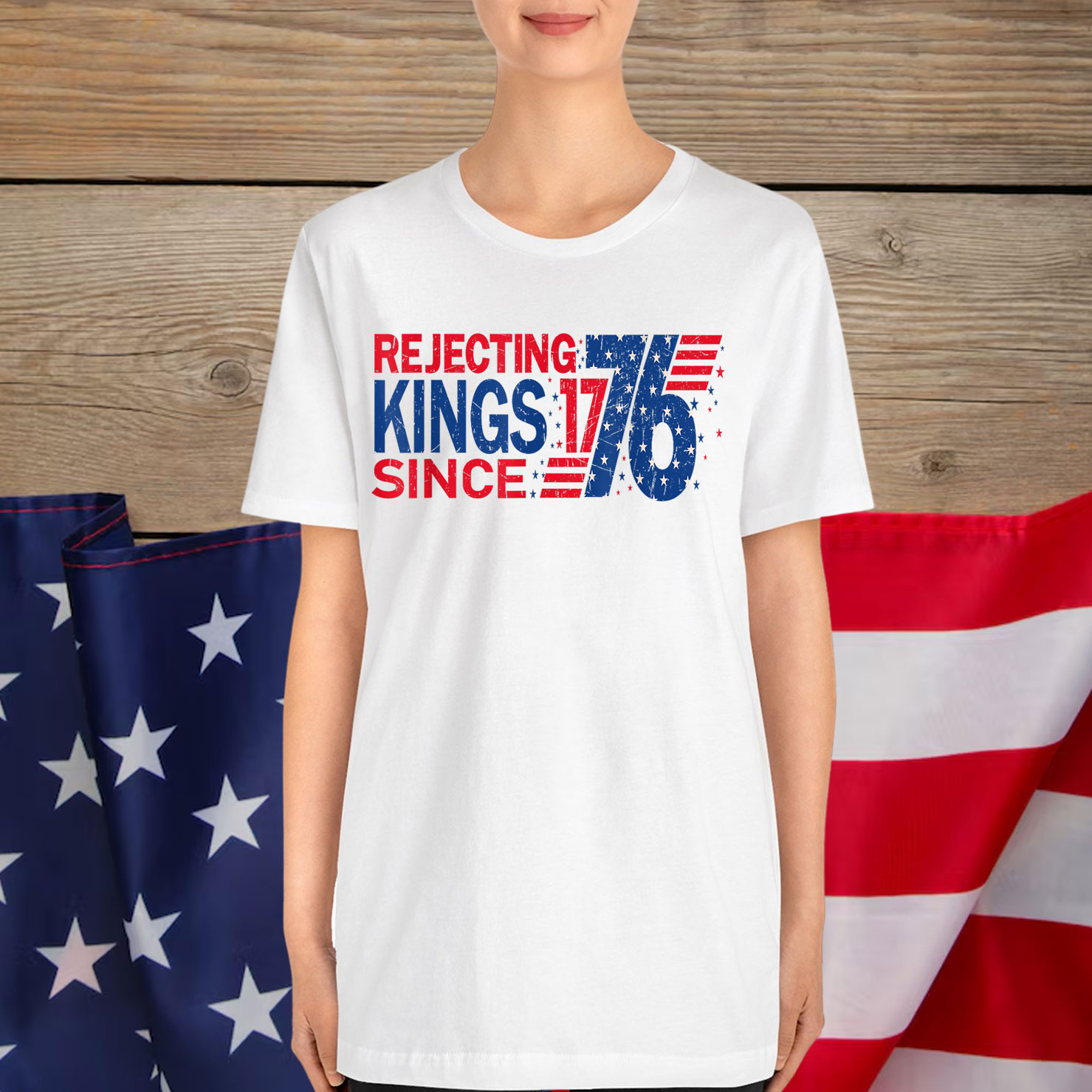 Rejecting Kings 1776 Vintage American Shirt