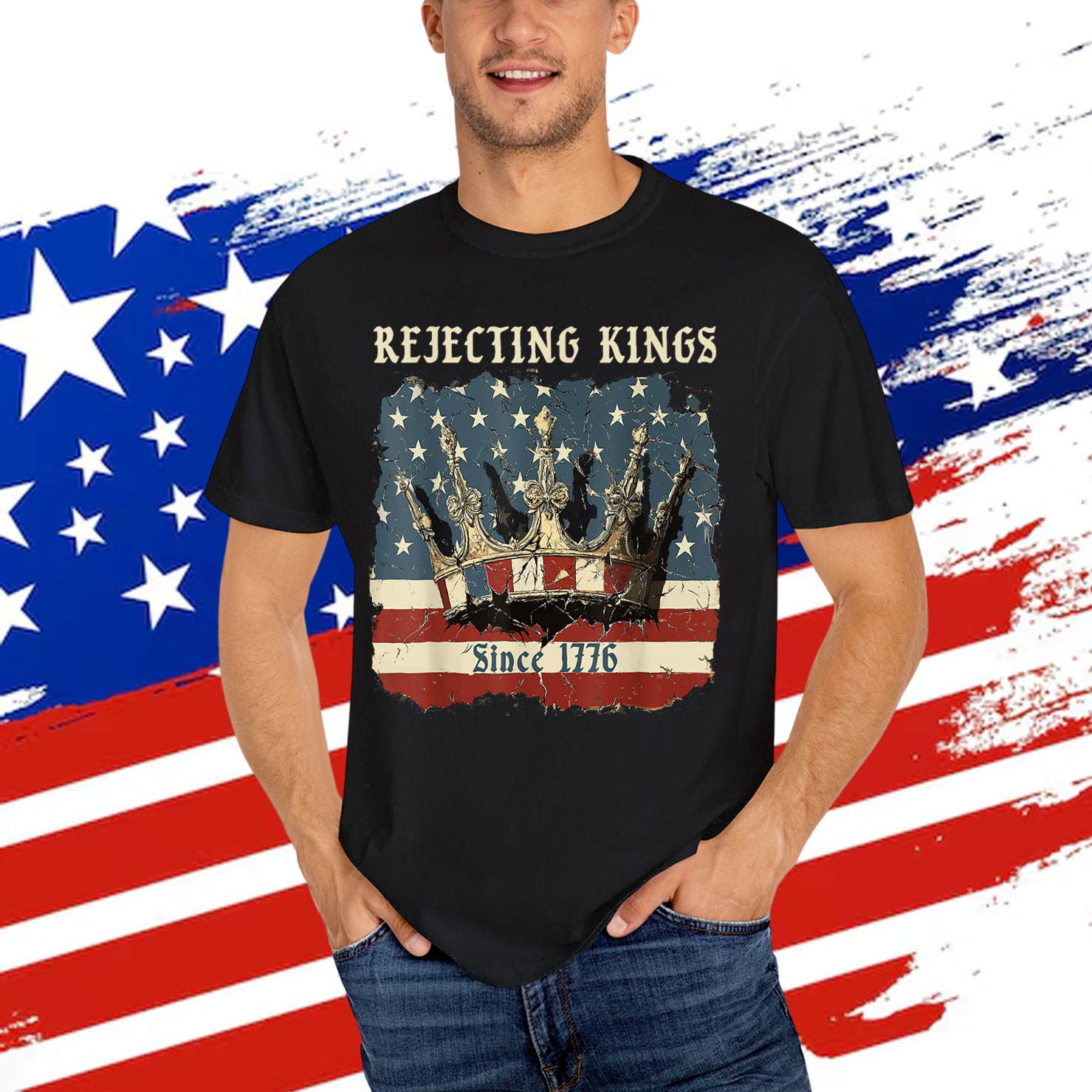 Rejecting Kings Since 1776 Vintage Shirt