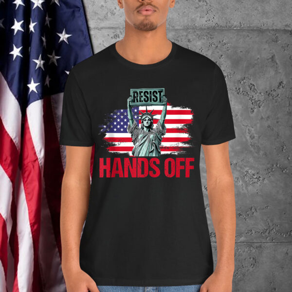 Resist Resistance Statue of Liberty Hands Off Shirt