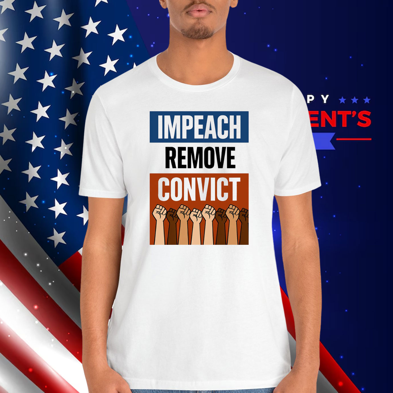 Retro Impeach Remove Convict Shirt