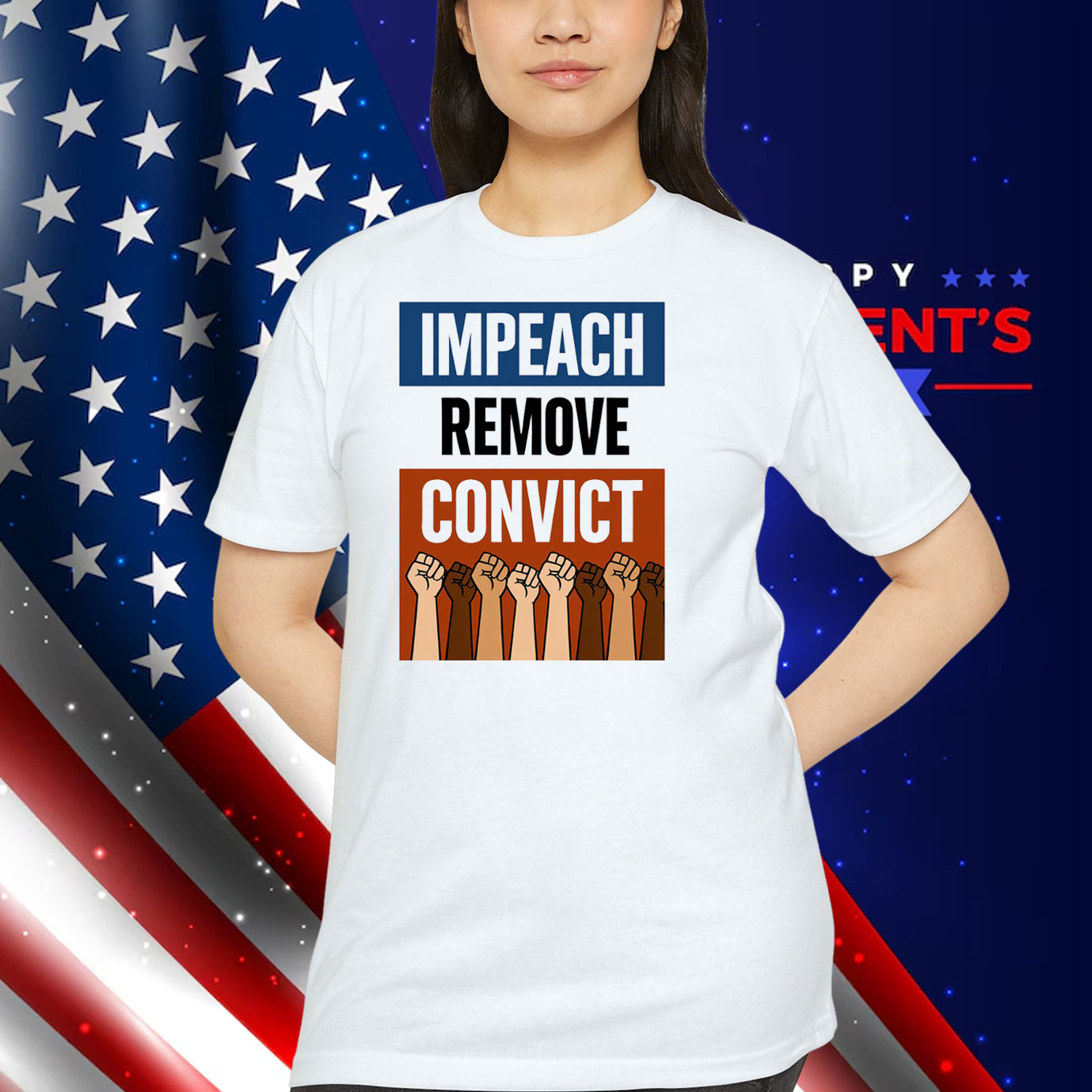 Retro Impeach Remove Convict Shirt