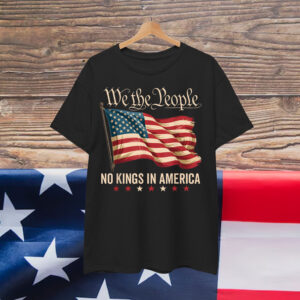 Retro June 14th No Kings In America 1776 USA Shirt