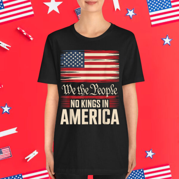 Retro June 14th No Kings In America 1776 USA Shirt