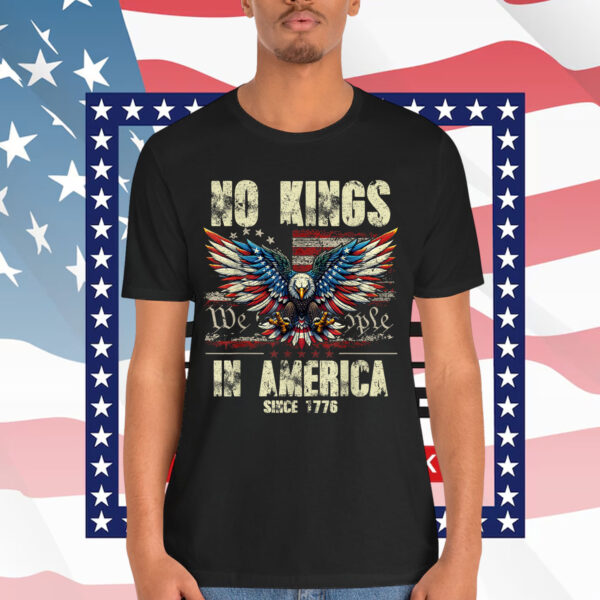 Retro June 14th No Kings In America 1776 USA Shirt