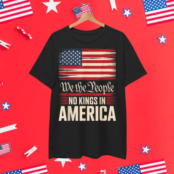 Retro June 14th No Kings In America 1776 USA Shirt