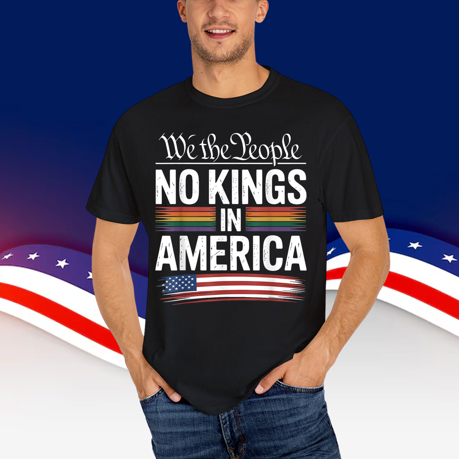 Retro June 14th No Kings In America Shirt
