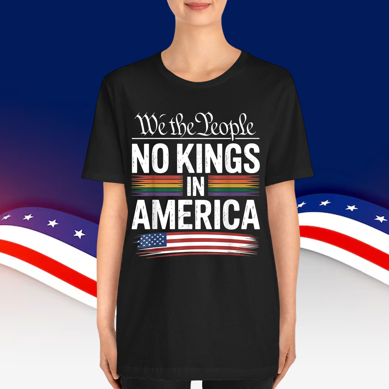Retro June 14th No Kings In America Shirt