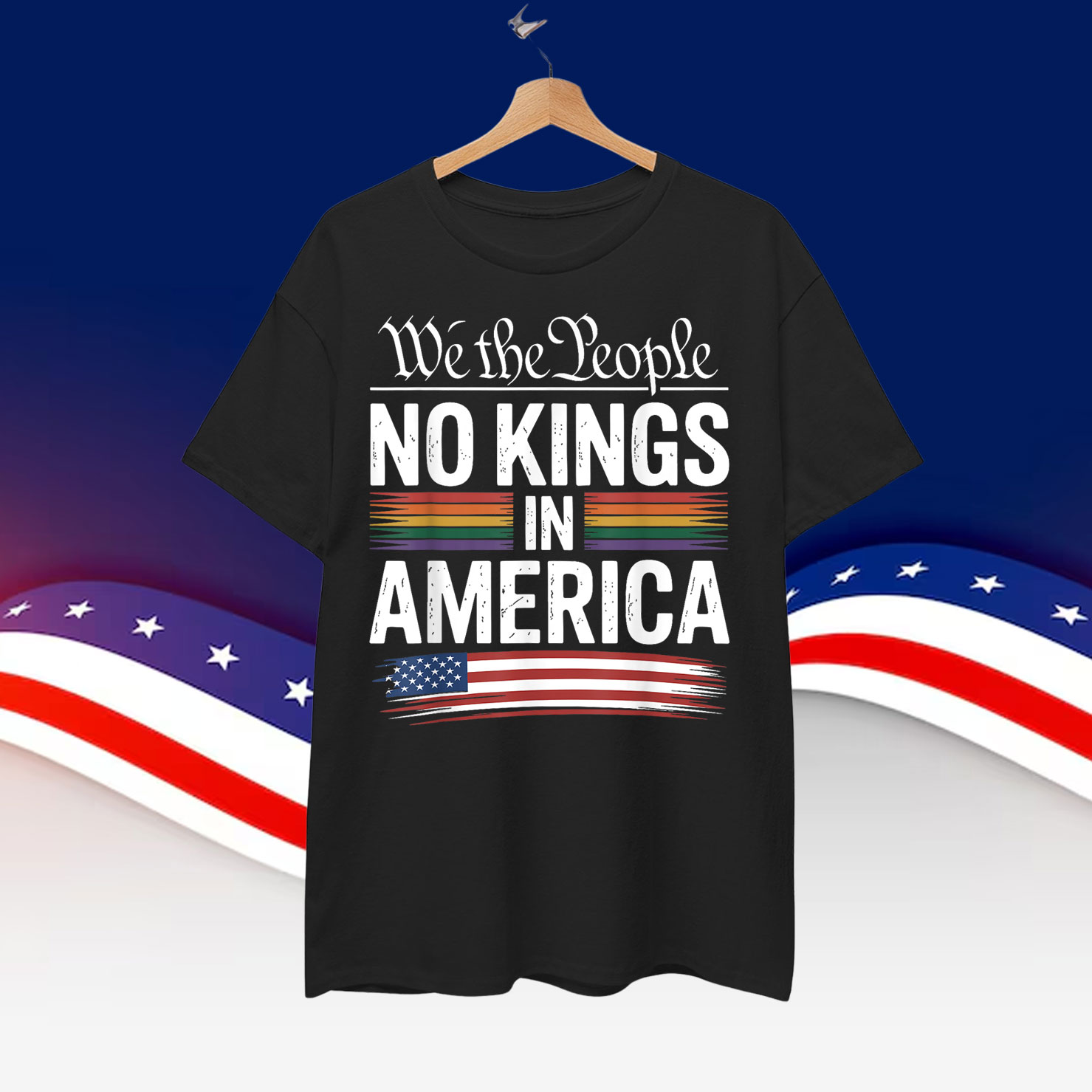 Retro June 14th No Kings In America Shirt