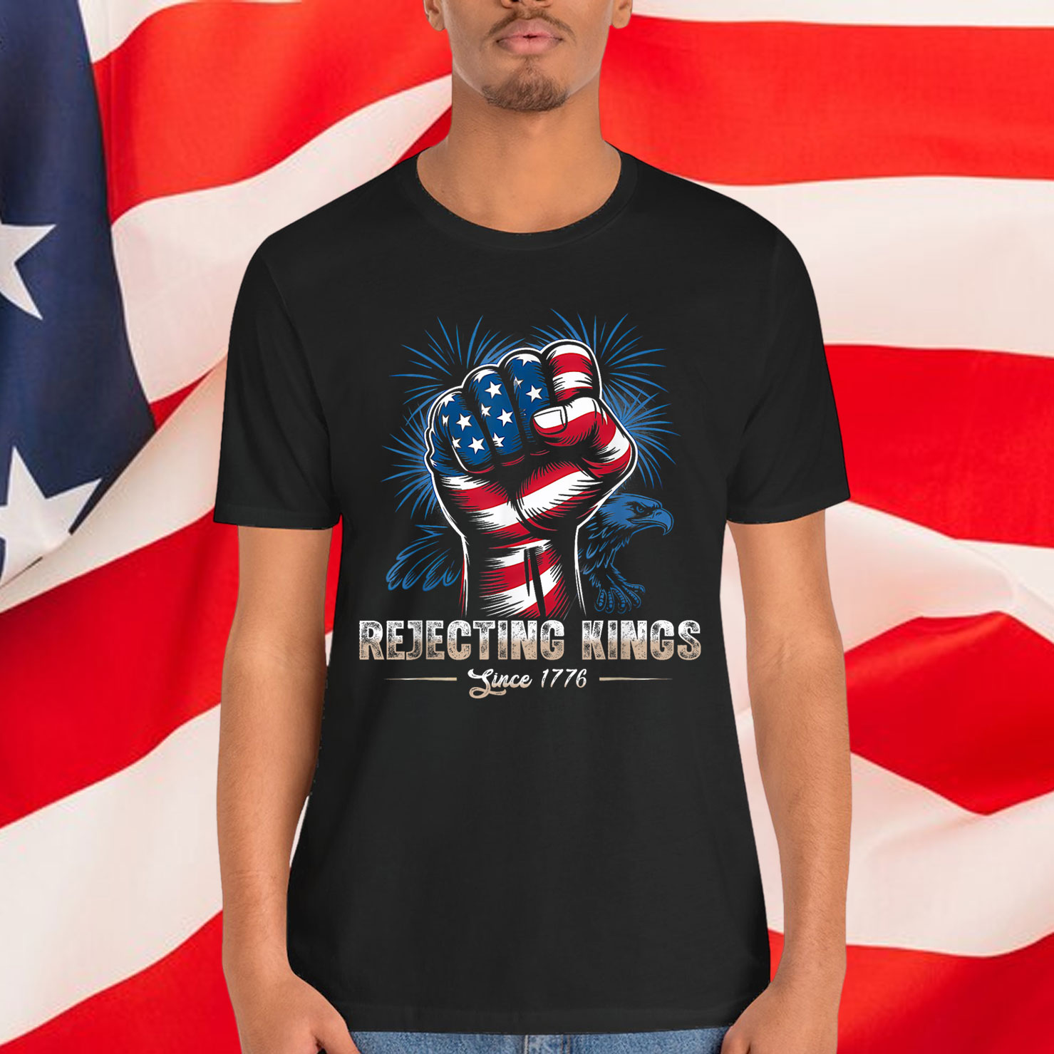Retro No Kings Vintage Patriotic Freedom Liberty Usa Liberty Shirt