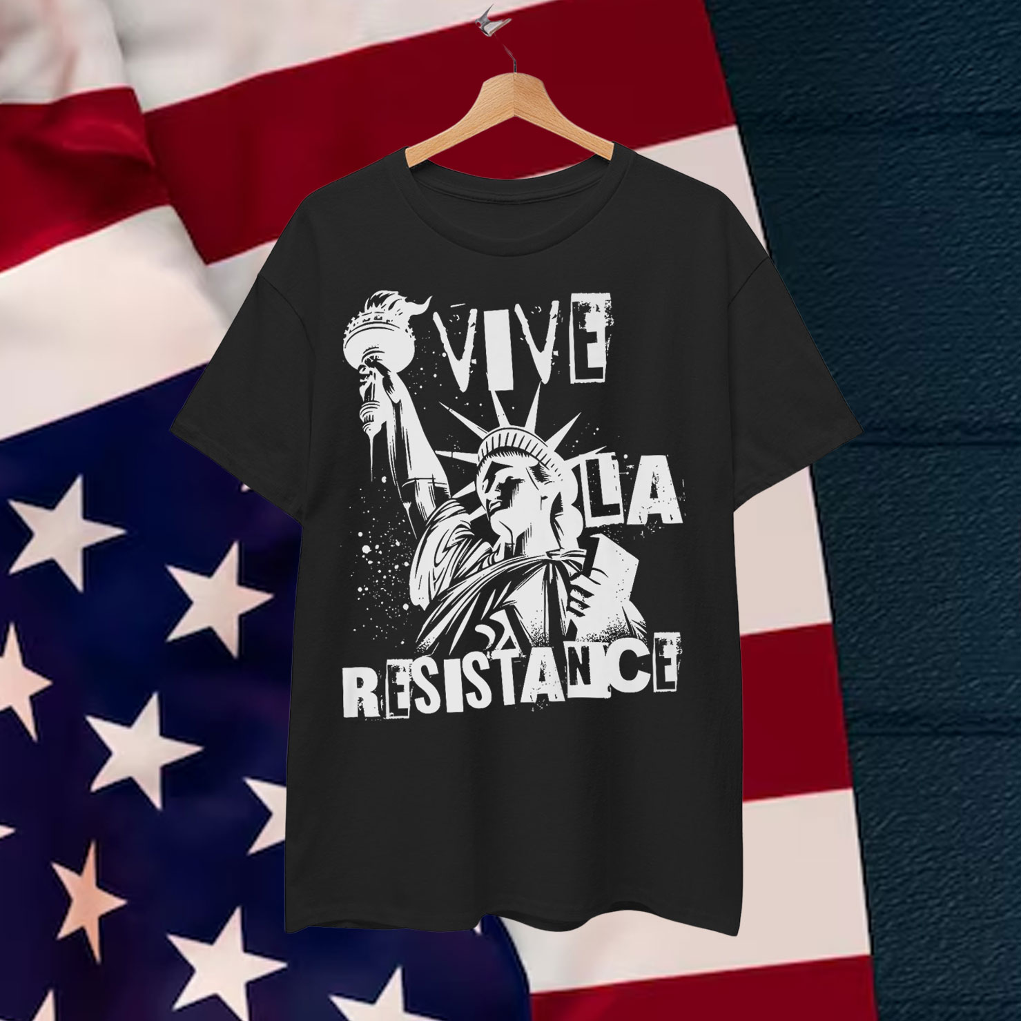 Retro Vive La Resistance Freedom Resistance Shirt