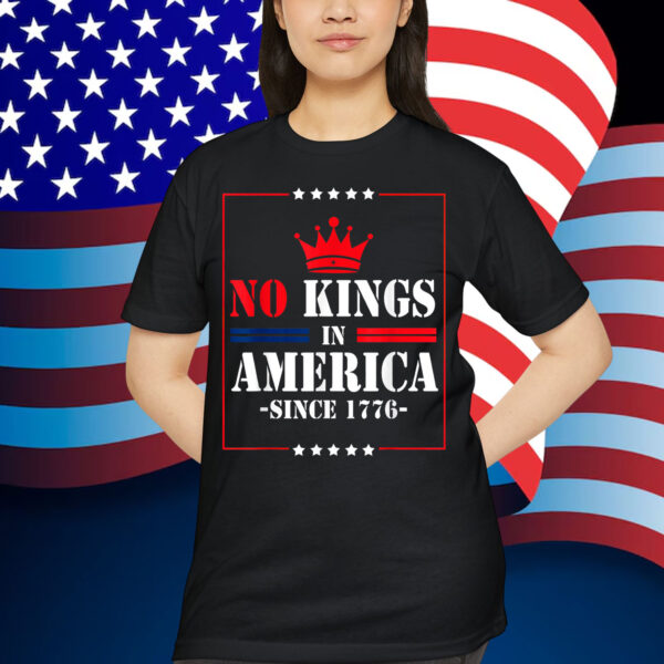 No Kings America Since 1776 Groovy Shirt