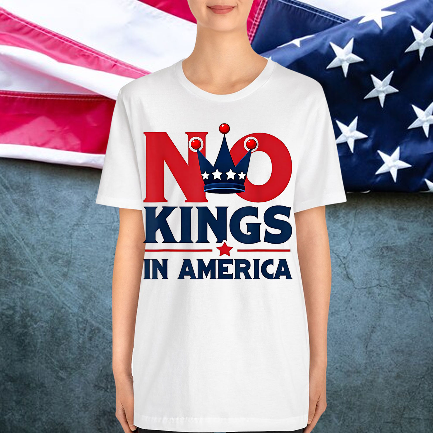 Since 1776 Protest Flag Funny Kings No America Shirt