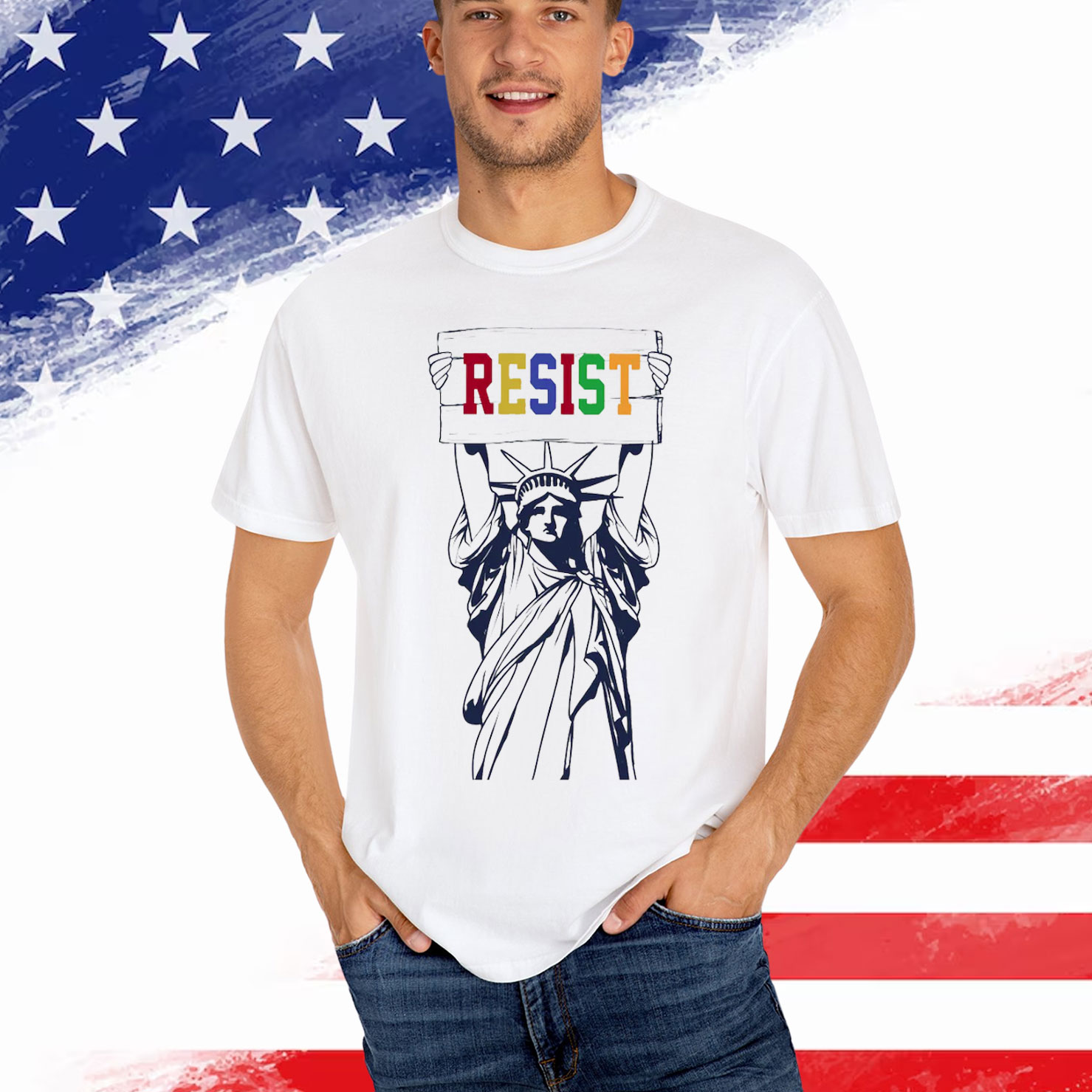Statue of Liberty Resist Shirt