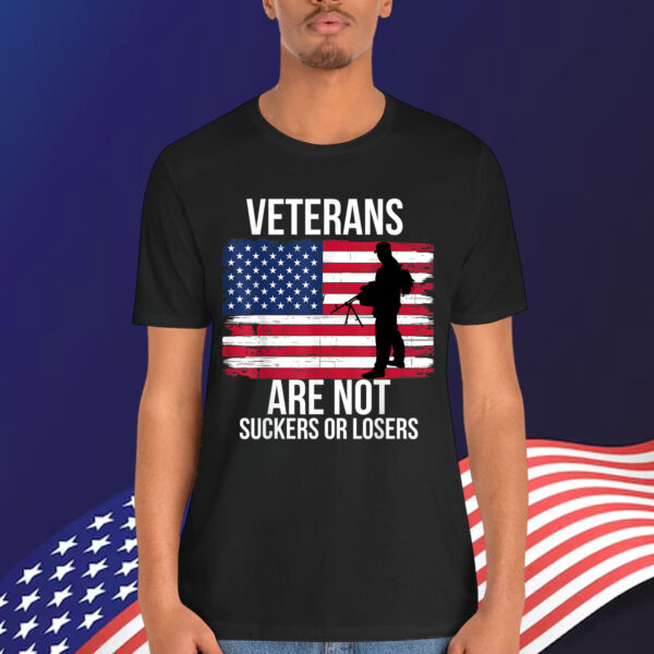 Veterans Are Not Suckers Or Losers Biden 2020 ANTI TRUMP Shirt