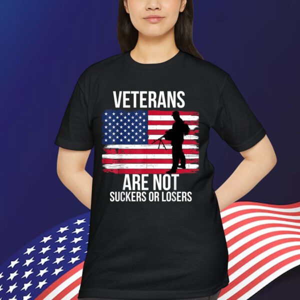 Veterans Are Not Suckers Or Losers Biden 2020 ANTI TRUMP Shirt