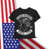 Vintage Distressed NO KINGS IN AMERICA Grim Reaper T-Shirt