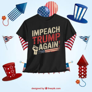 Vintage Impeach Trump Again! Shirt