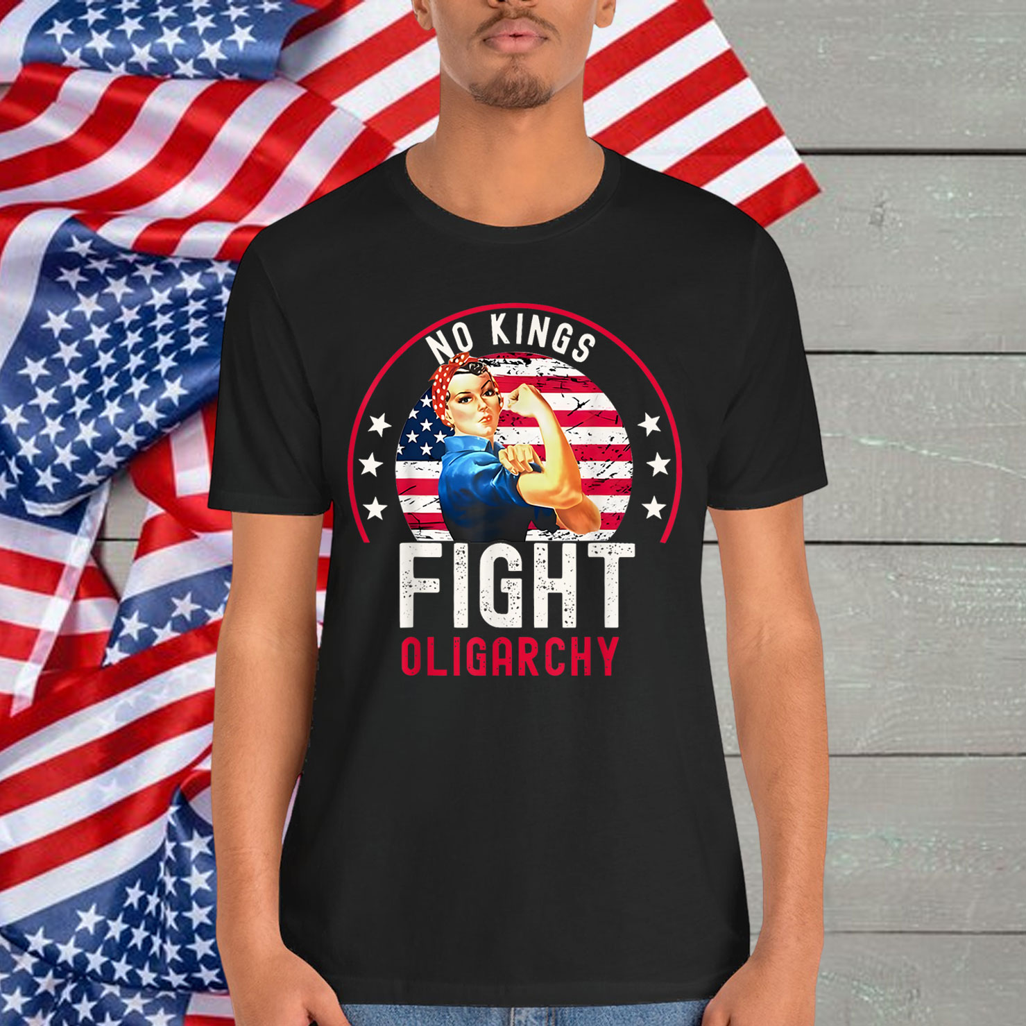 No Kings In America We The People Political Shirt