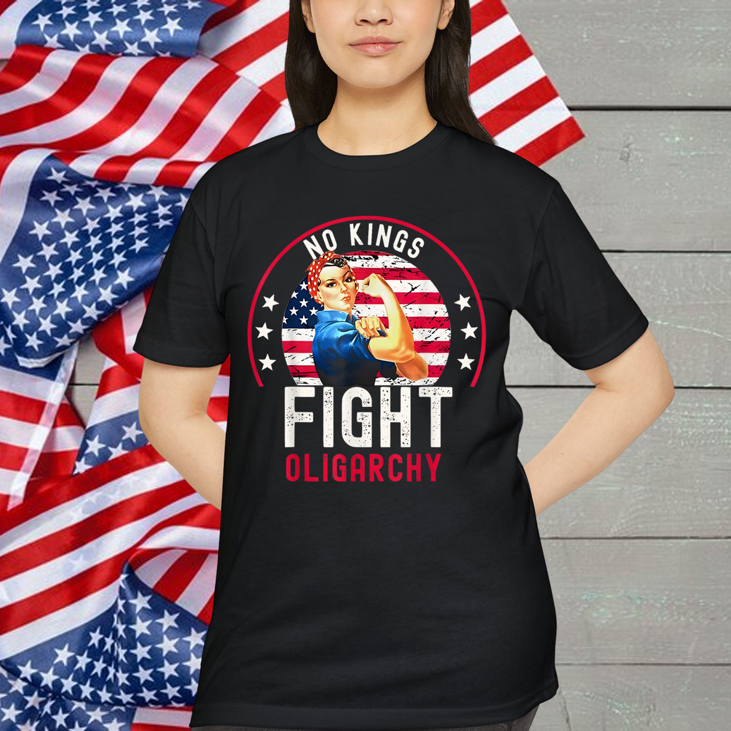 No Kings In America We The People Political Shirt